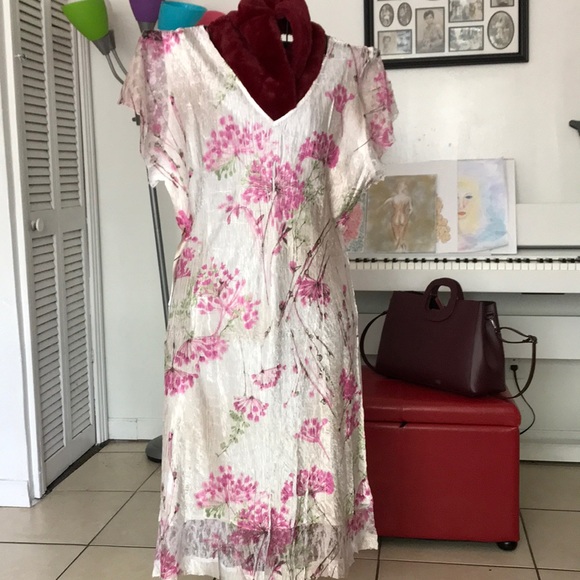 Komarov Dresses & Skirts - SALE SALE S designers dress  electric pleated silk